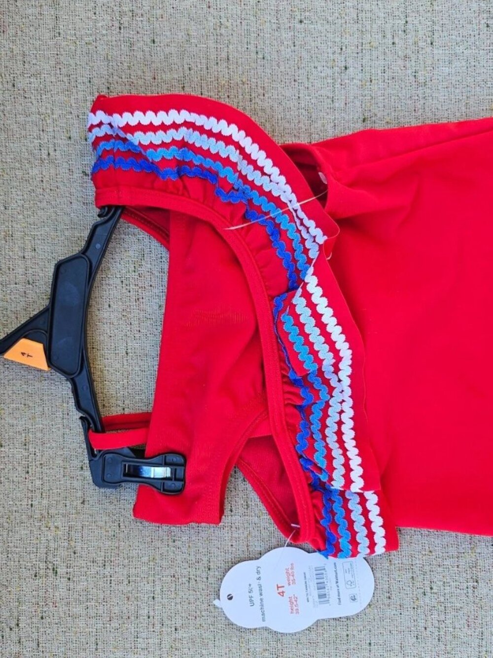 Wonder Nation Toddler Girls Swimsuit Ruffle Tankini Swim Set 2-Piece Size 4T NWT - Picture 7 of 12